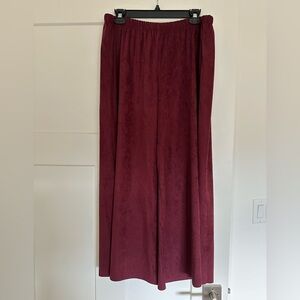 Bryan Walker Burgundy Wide Pants XL